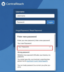 Login CentralReach Com Reset Password