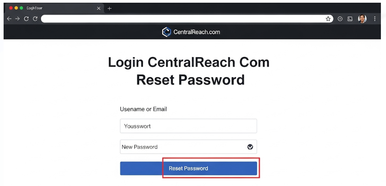 Login CentralReach Com Reset Password